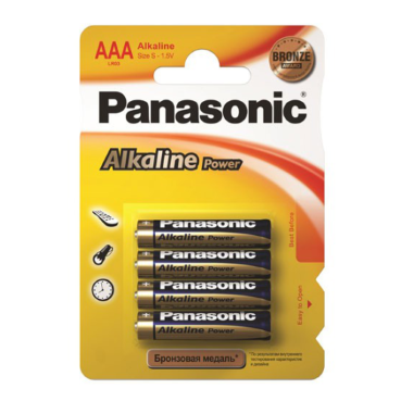 Батарейка Panasonic Alkaline Power AAA 1,5В (4 шт.)