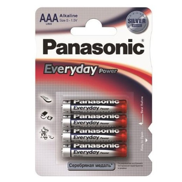Батарейка Panasonic Alkaline AAA 1,5В (4 шт.)