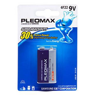 Батарейка Samsung Pleomax "Крона" 9В