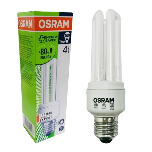  Лампа люминисцентная компактная (энергосберегающая) OSRAM DuluxeSTAR Lumilux Warm White 17w/827 Е27 