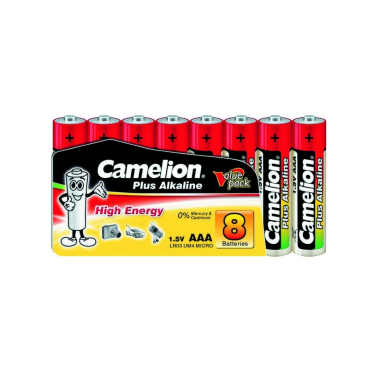 Батарейка Camelion Plus Alkaline AAA 1,5В (8 шт.)