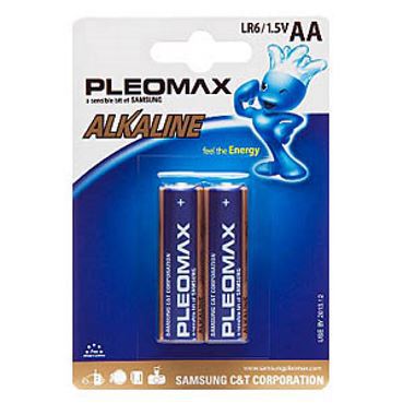 Батарейка Samsung Pleomax Alkaline AA 1,5В (2 шт.)