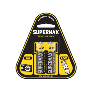 Батарейка Космос Supermax Alkaline AA 1,5В (2 шт.)