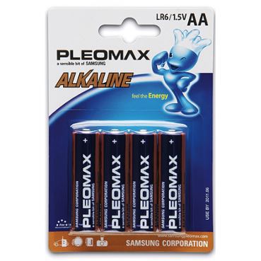 Батарейка Samsung Pleomax Alkaline AA 1,5В (4 шт.)