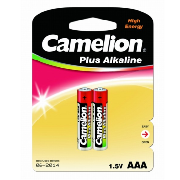 Батарейка Camelion Plus Alkaline AAA 1,5В (2 шт.)